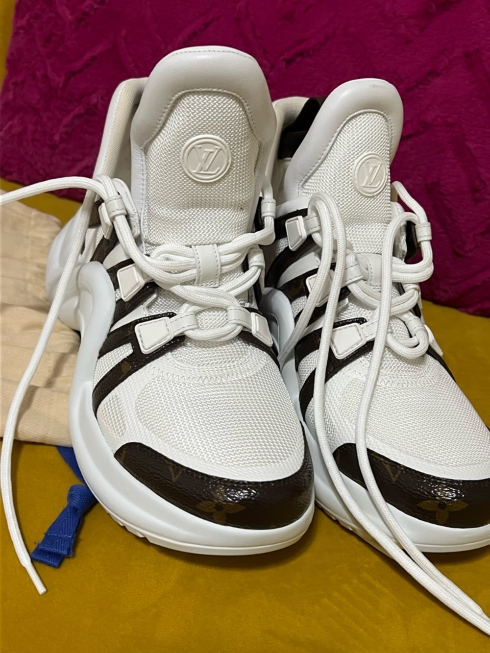 Louis Vuitton Lv Archlight Monogram Chunky Sneaker size 38.5 - Picture 16 of 16